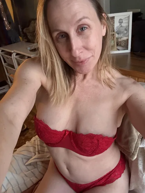 Thumbnail Hidden Secrets: bettyloree's Red Lingerie Confession