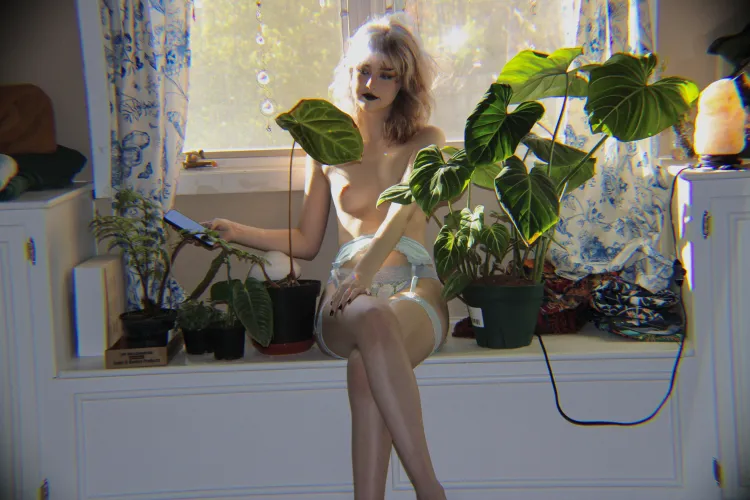 Thumbnail Goth Girls and Plants: A perfect match by babuggyboo