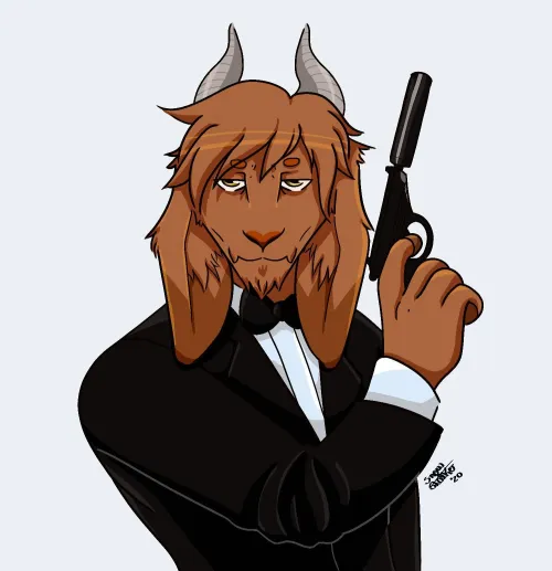 Thumbnail James Bond Transformed: Goat Art by Bronzehorn