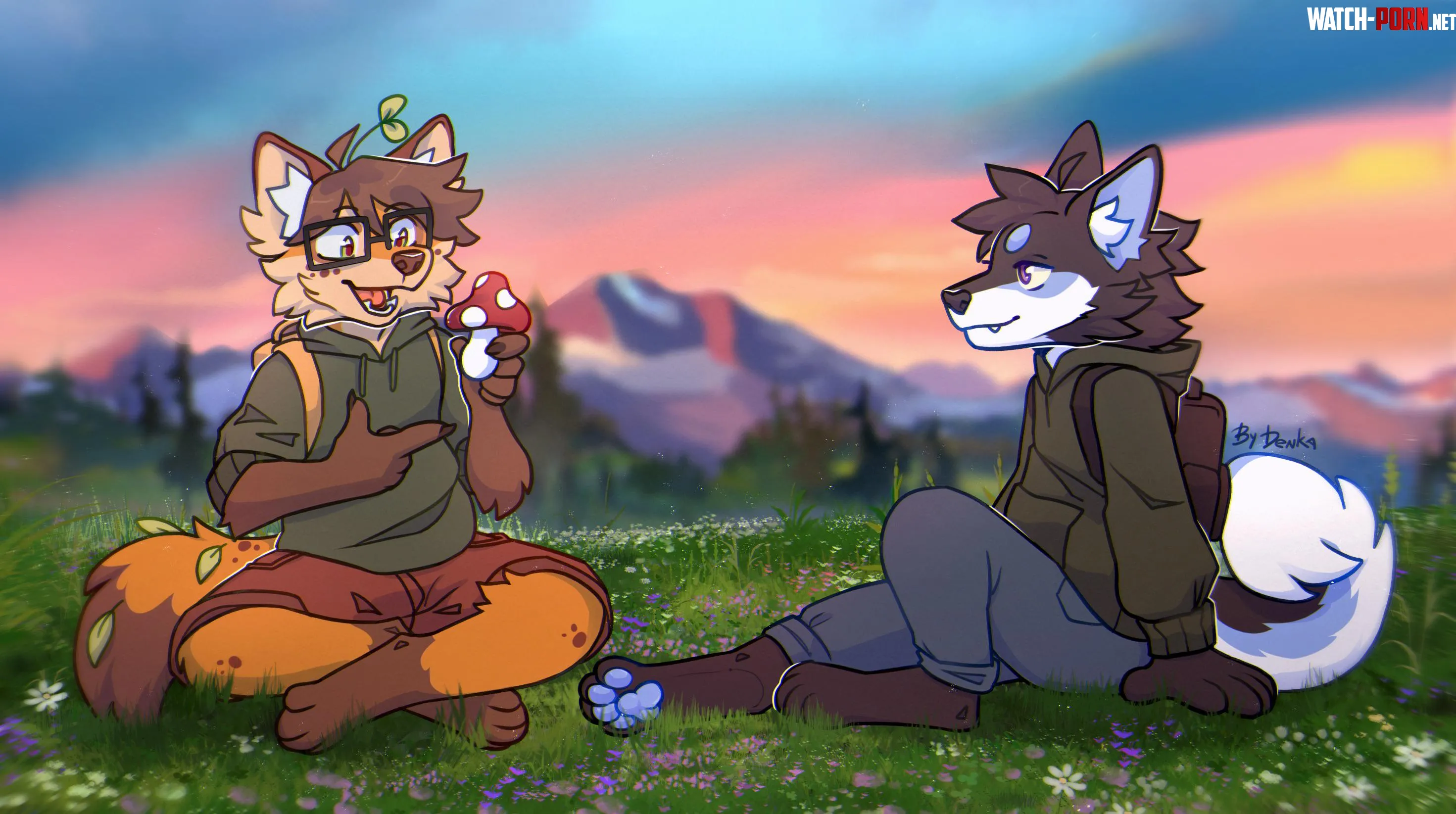 Friends art by me by Denka_art