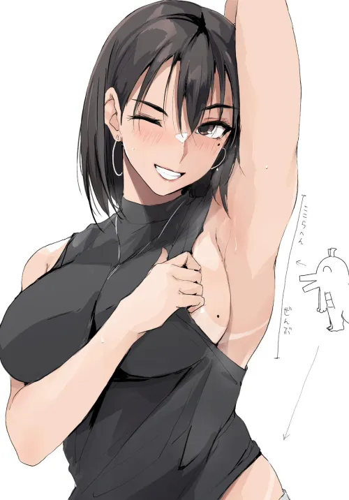 Thumbnail Anime Armpits: Show You Her Tan Lines Zekkyon by Udi-Dis