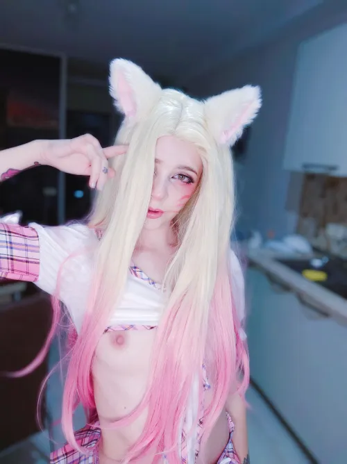 Thumbnail Enchanting Ahri from LoL by LoliDream | fluffy-Ellie | nsfwcosplay