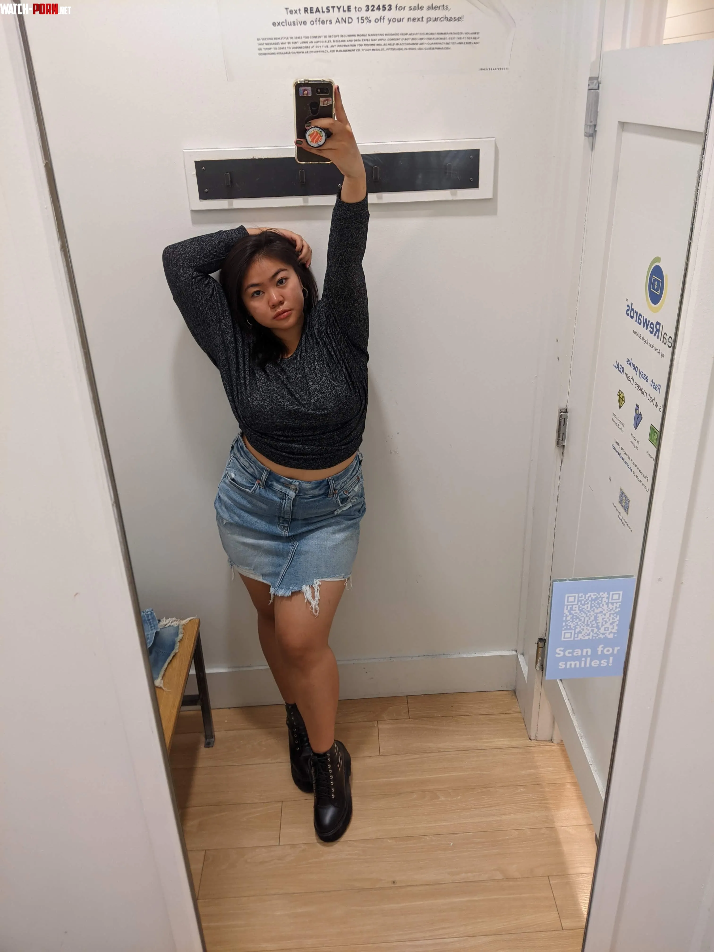 Filipina baddie in a mini skirt  by piggybankbaby