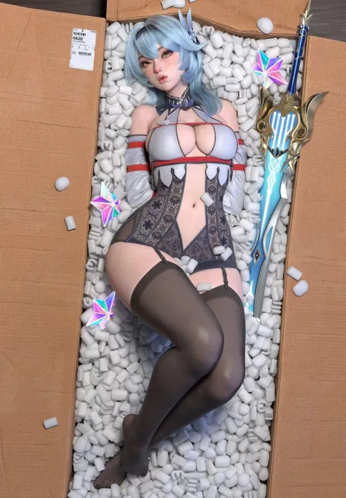 Thumbnail Unwrapping 'The XMas Gift' by haramastika in hentaibondage