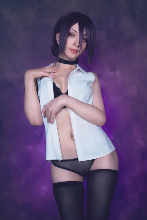 Thumbnail Lewd Reze Cosplay by Shirokitsune | fiscendcips | Category: CosplayGirls