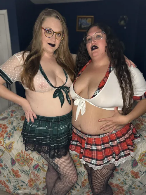 Thumbnail Doubling the Fun: SexySunshine888's Naughty School Girls Adventure in NSFWCostumes