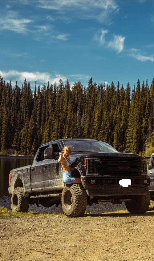 Thumbnail Posing with a Country Twist: Can I hop on your truck?