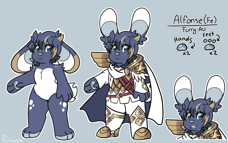 Thumbnail Alfonse from Fire Emblem Transformed into a Bunny | PrinceSheepish | Furry Category