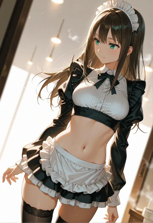 Thumbnail Anime Midriff: Maid Rin Shibuya by CheetahSperm18