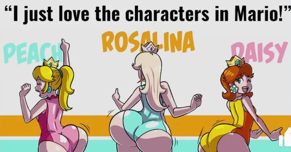 Thumbnail Peach, Daisy & Rosalina Adventures | Mario Rule34 Fun by matthewesd