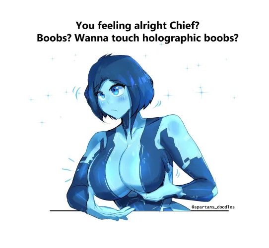 Thumbnail Cortana's Big Thicc Blue Boobs: A Halo Rule 34 Delight by CortanaLoverSystem71