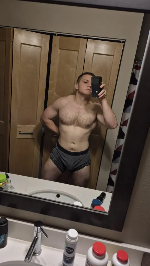 Thumbnail Muscular Temptation: Unveiling Sexual Frustration at 24 | strong_potato_ in Bulges