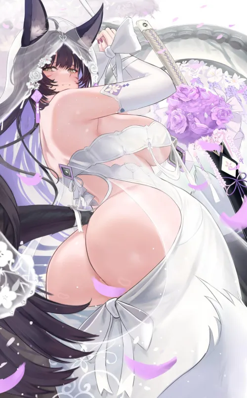 Thumbnail Mesmerizing Musashi Azur Lane Art by Evening-Ad144 | ecchi