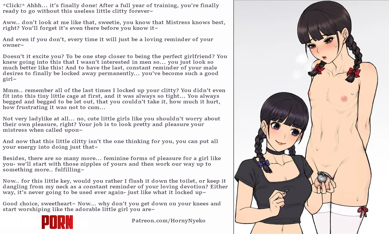 Sissys Transformation Sissification Feminization Chastity Commission by Horny_Nyek0