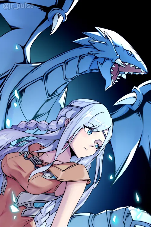 Thumbnail No_Stay_7237 Explores Blue-Eyes White Dragon in YuGiOh ecchi Content