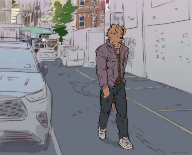 Thumbnail Engage in Commute Art by frostyfish157 in the Furry Genre