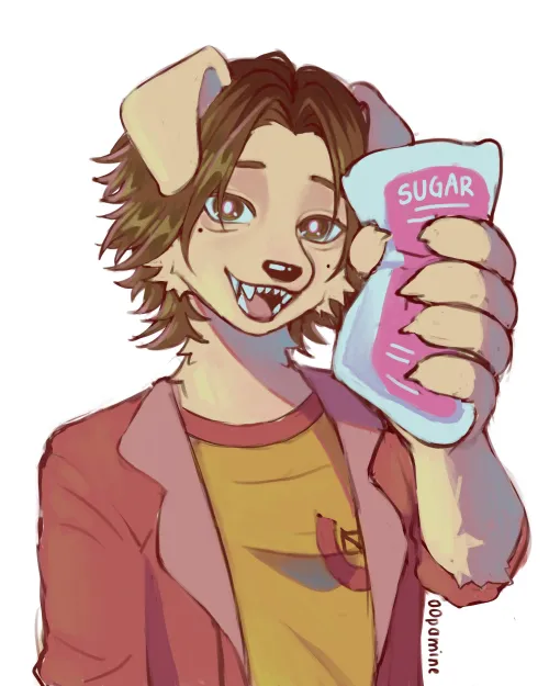 Thumbnail Daisuke from Mouthwashing: Furry Art by 00pamine