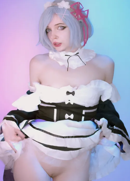 Thumbnail Rem's Allure: Ave Ria's Mesmerizing Creation in nsfwcosplay Universe