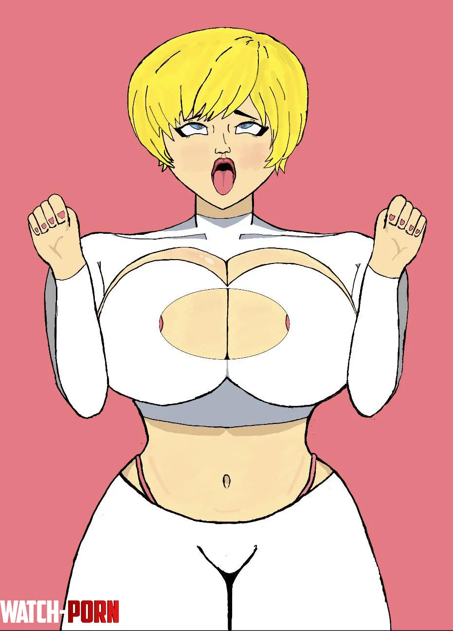 Power Girl Ahegao by Electronic-Value1946