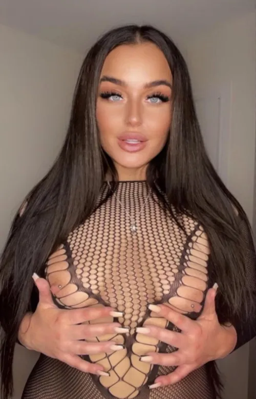 Thumbnail Fishnet Bodysuit Love: OnePieceSuits Affection from MiyaNChris