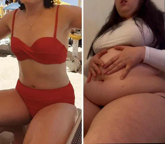 Thumbnail fatmerida Admits Overeating: Teasing and Humiliating | wgbeforeafter Reflection