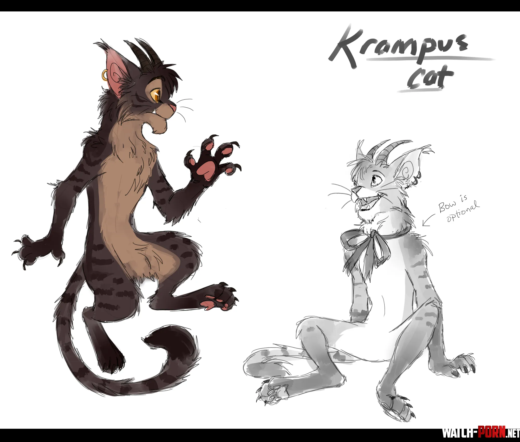 What If Krampus Was a Cat 3 Adoptable by Glittering-Amount-68