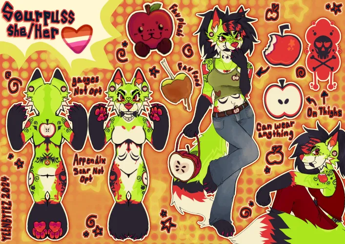 Thumbnail Unlock Creativity with New ref sheet by motherfluffer2007 in the furry Niche