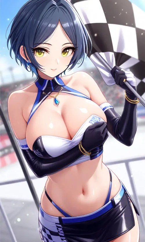 Thumbnail Race Queen Kanade Idolmaster by CheetahSperm18