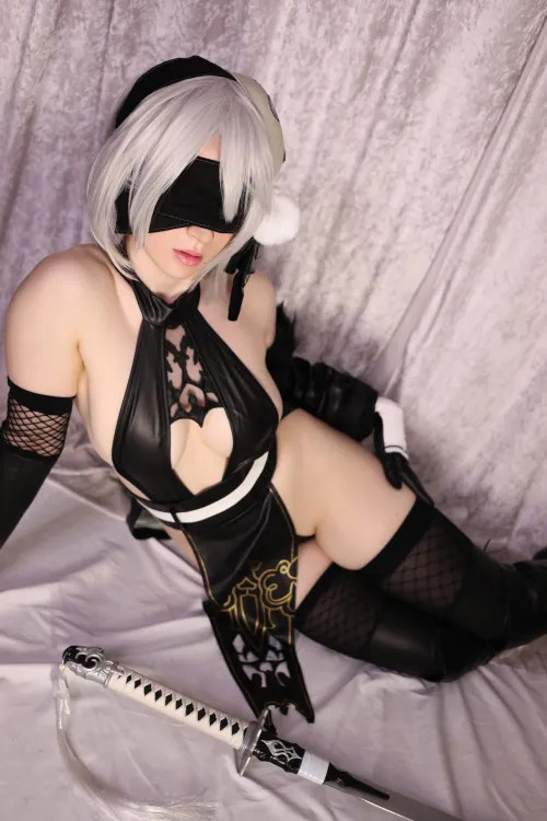 Thumbnail Shinobi 2B Cosplay by Mimi Reaves: Discover NSFWCostumes Sensations