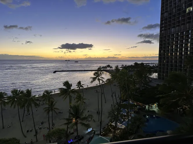 Thumbnail Beach Serenity: Waikiki at Sunset - SpiritualTravel6642