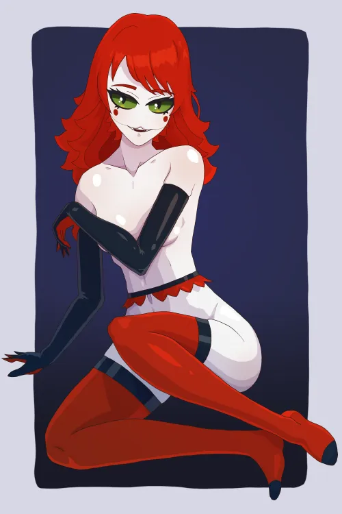 Thumbnail A Little Tease: Mika OC by MalinaArt | MonsterGirl Category