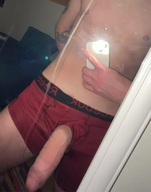 Thumbnail Cum Shot Continues on the Mirror from Earlier Adventures | MassiveCock