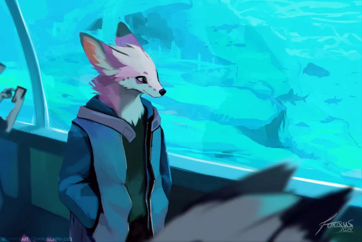 Thumbnail Underwater Artistry by Foxixus | Furry Category