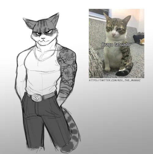 Thumbnail ManOfMarcH89's 'Tattooed Arm': A Furry Art Showcase