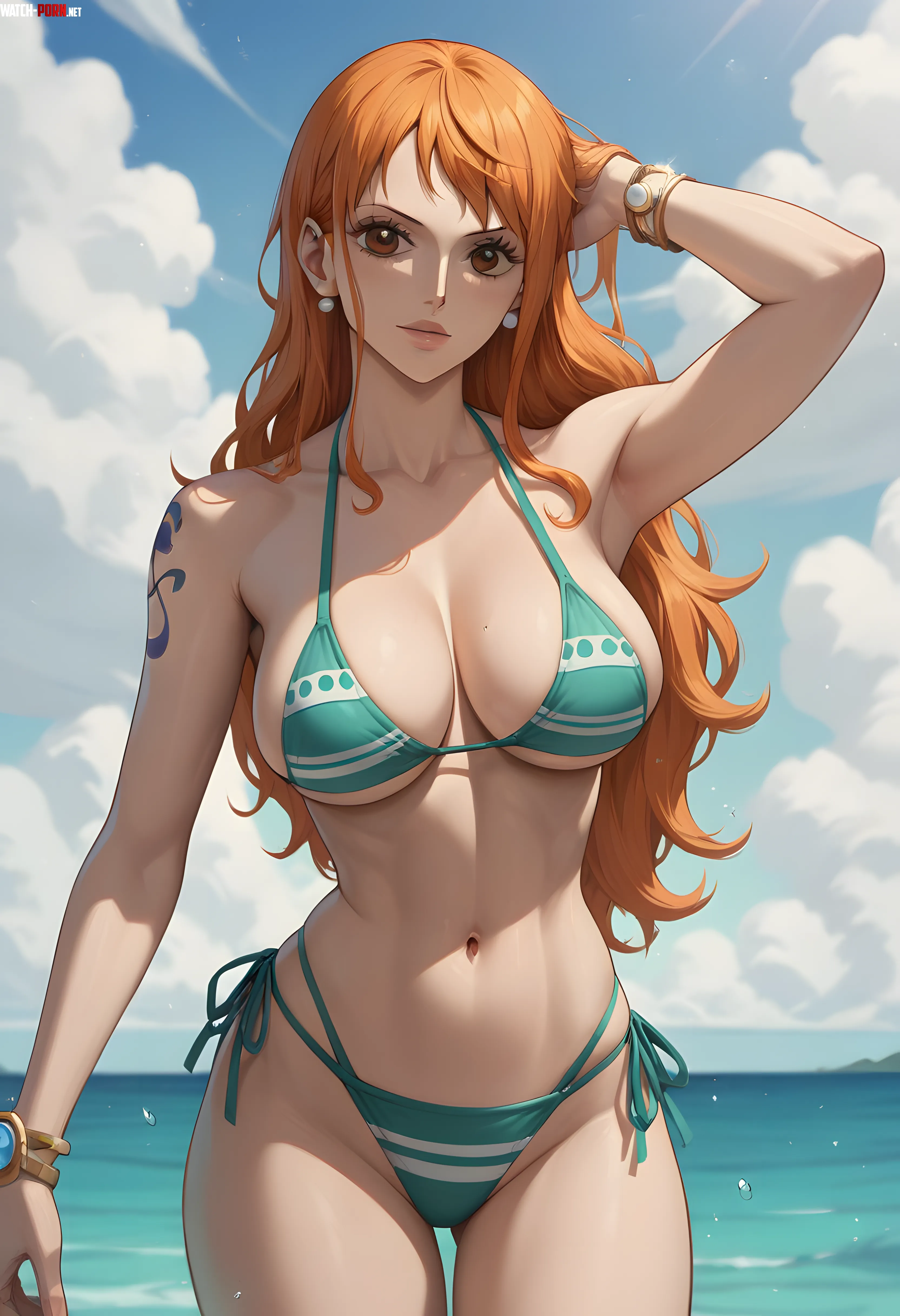 Nami is the REAL godess WaifuMaterial by Crystal_Art69