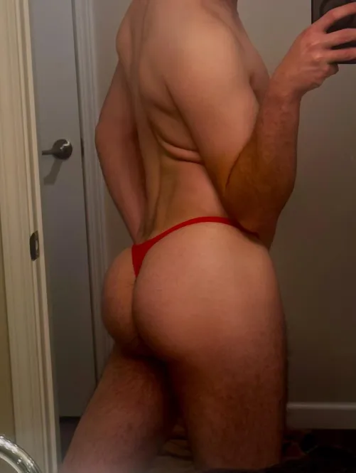 Thumbnail Red G-String Fashion Dilemma Explored by rico_gunnar - GayThong