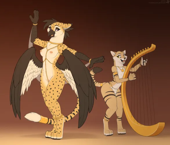 Thumbnail Dance with the Gryphon by Jishinu - Loved_and_held - Yiff