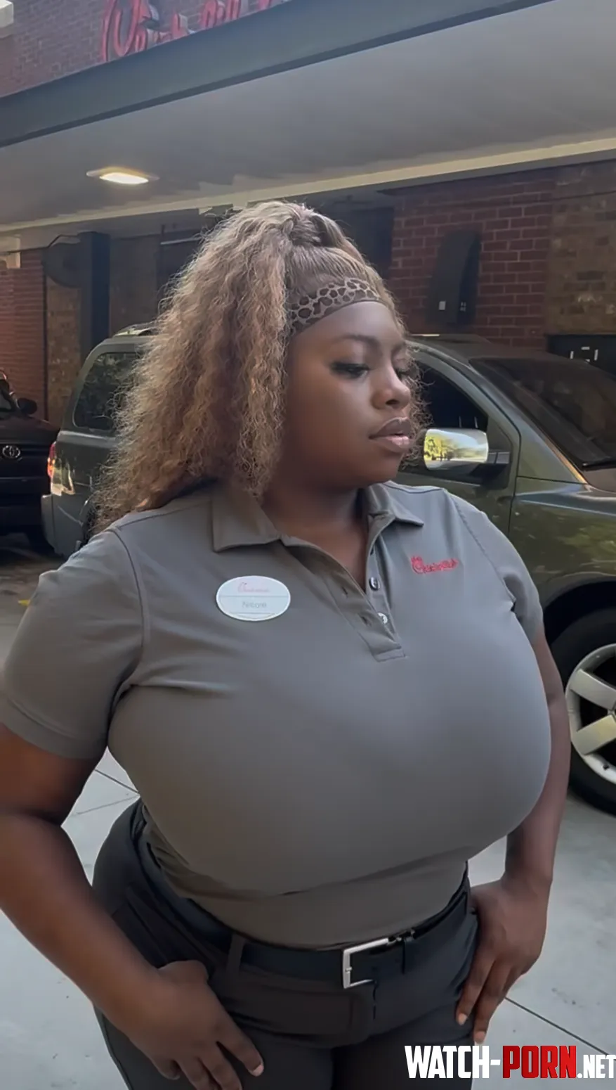 Welcome to Chick Fil A We have a special on breasts by Desecr8or