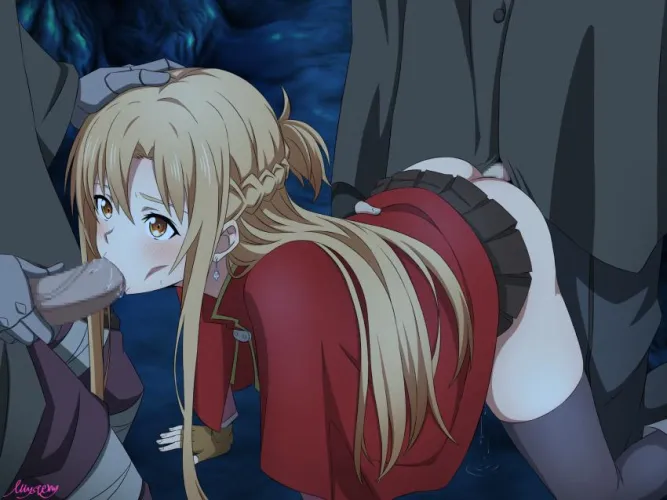 Thumbnail Asuna's Dilemma with Bandits in SAOHentai - A Kirito Neglect Story