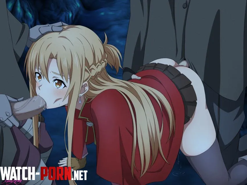 asuna feeling neglected by kirito and his focus on clearing the floors was cornered by bandits with everything at risk she reluctantly gave in to their demands to protect the others by su77ocatio6