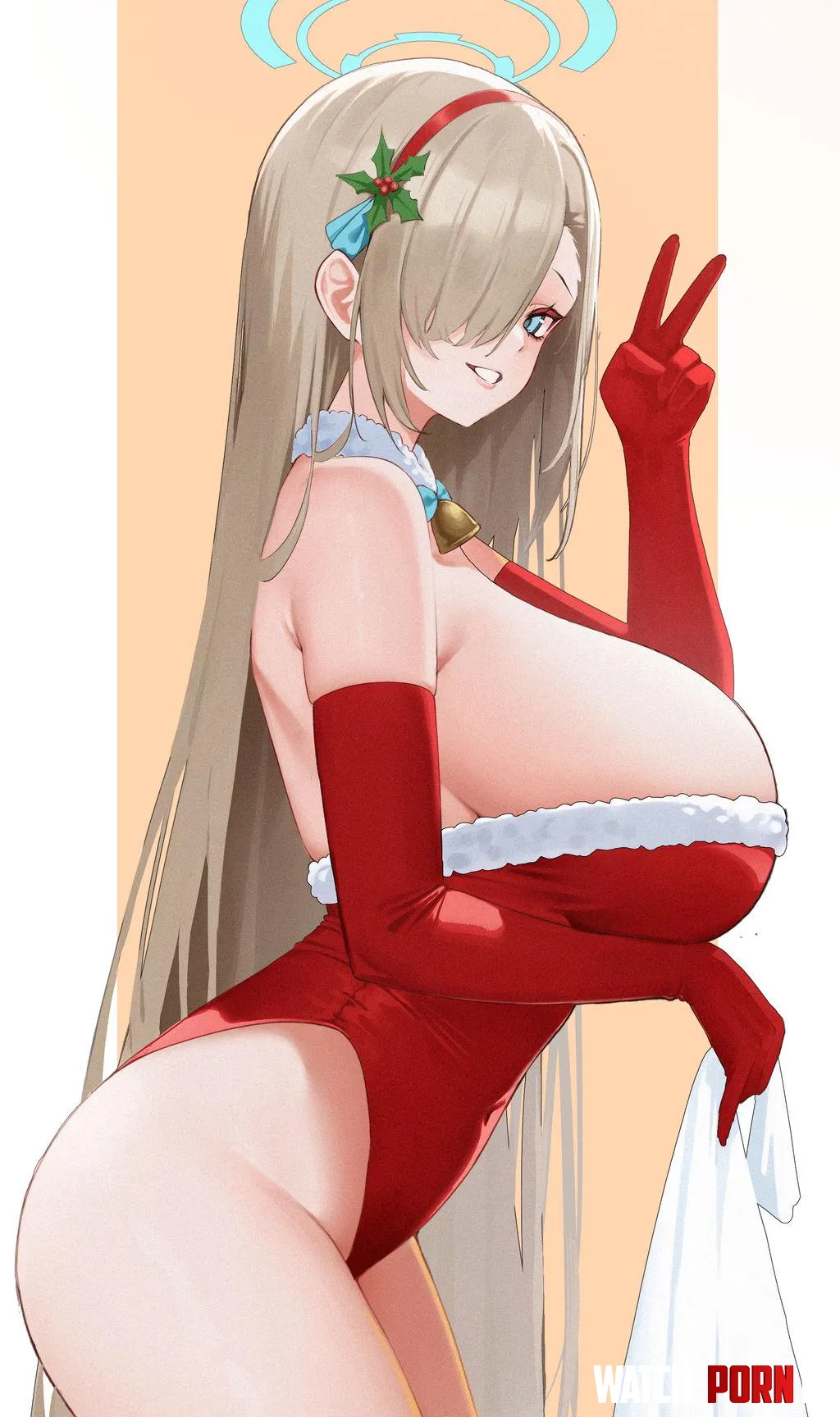 Christmas themed bodysuit Asuna  by marxsander2016