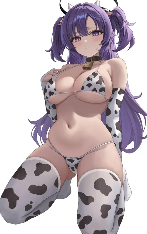 Thumbnail Cow Bikini Yuuka - A Fun Ecchi Read | xSaviour_N