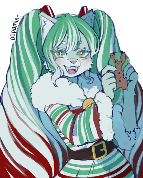 Thumbnail Unveil the Hatsune Miku Candy Cane Edition Artistry by 00pamine