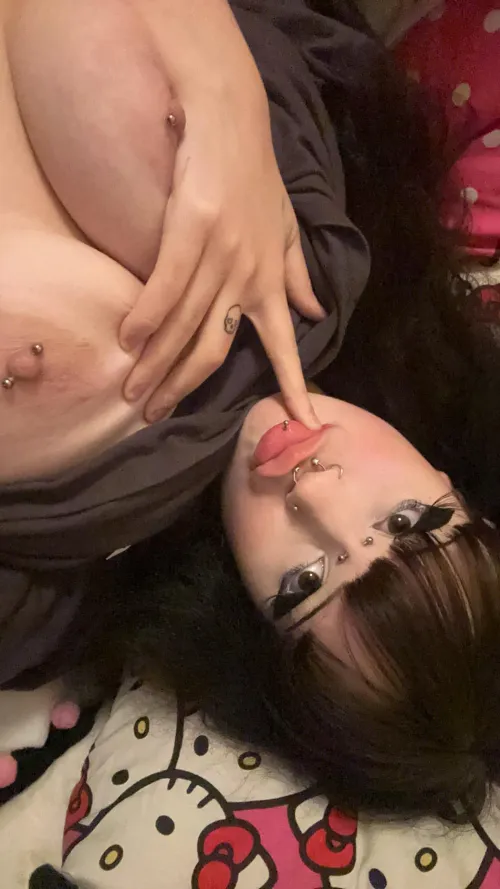 Thumbnail gothmayo's Teen Rebellion: Cum and Get Goth Teen Tiddies