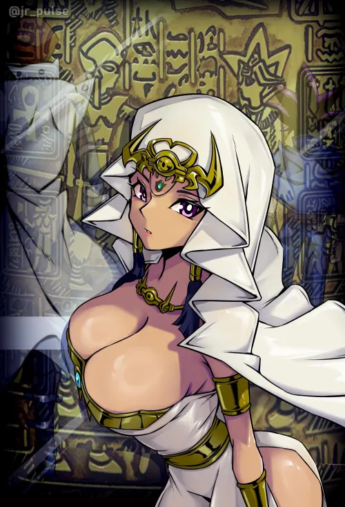 Thumbnail Discovering Ishizu Ishtar in jrpulse YuGiOh | BigAnimeTiddies