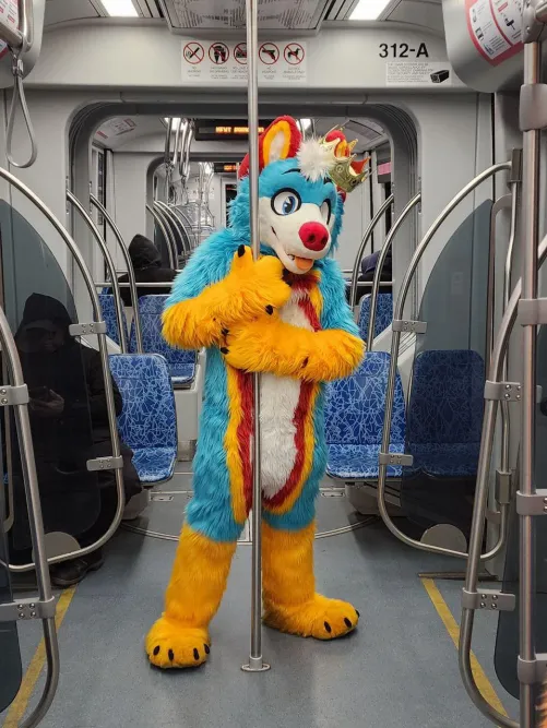 Thumbnail A Husky Goes for a Train Ride by FluffyHusky88 | Furry