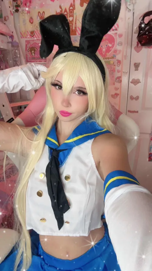 Thumbnail KittyRxo Self Portrays Shimakaze from Kancolle