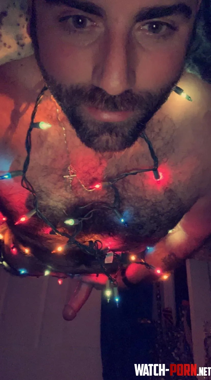 Tie me up with Christmas lights  by Liquid_ice_27