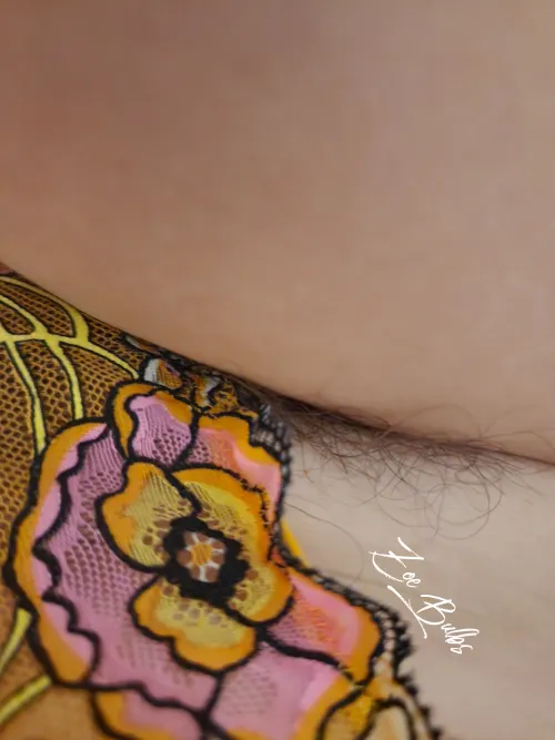 Thumbnail Full Bush Peeking Out of My Bodysuit by Zoe_Bulbs - Hairy