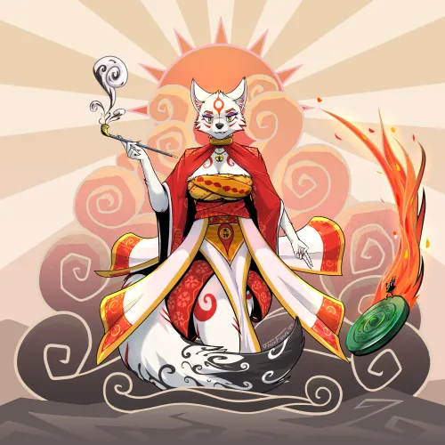 Thumbnail Revisiting Classic Fanart: Okami Revival Excitement by FauxFowl